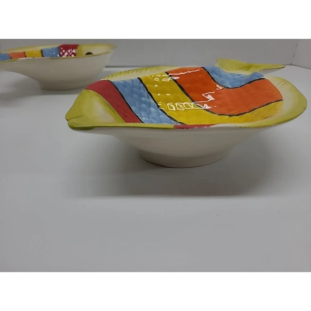 (2) Pier 1 Imports Fish Bowl Dish 7